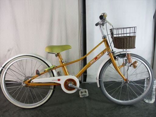 E292 ☆9000円☆整備済み 中古子供自転車 【20インチ イエロー 】