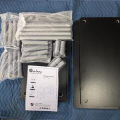 50t フリノ(Furinno) テレビ台 Turn-N-TubeカラーBK/GY y050901t の画像
