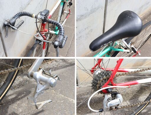 【ヤ取終了9/26】≪ZU1505ジ≫ RALEIGH/ラレー ロードバイク TRIATHLON REYNOLDS/レイノルズ531 ヴィンテージ クロモリ 自転車 タイヤパンク/走行未確認/現状品 ≪ZU1505ジ≫ RALEIGH/ラレー ロードバイク TRIATHLON REYNOLDS