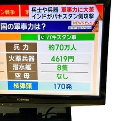 TOSHIBA REGZA19B5 テレビ19インチ　2013年製の画像