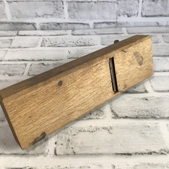 W105 鉋/かんな 商標登録 角利 60m/m 大工道具 宮大工 ハンドツール 現状品の画像