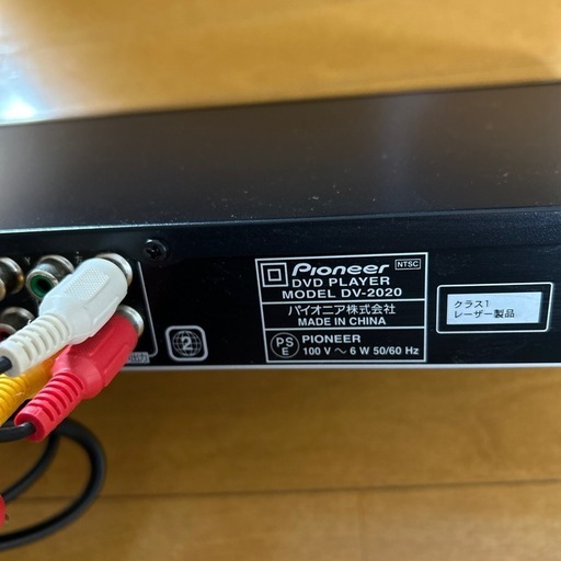 ジャンク】Pioneer DVDプレーヤーDV-2020 2014年製 (たなか