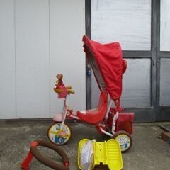 あんぱんまん　三輪車