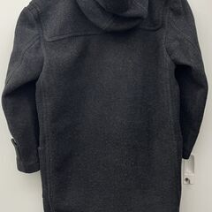 i2022HI HELLY HANSEN ダッフルコート メンズ Mサイズ ウール×ナイロン ダークグレー ヘリーハンセン 防寒着 フード付の画像