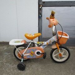 幼児用　自転車　クマのプーさん