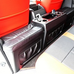 200系 ハイエース 標準 セカンドシート用 テーブル フットレ...