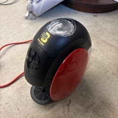 K2505-243 ネスカフェ　ゴールドブレンド　バリスタ　レッド　キズ汚れ有り　通電済み　説明書　箱無しの画像