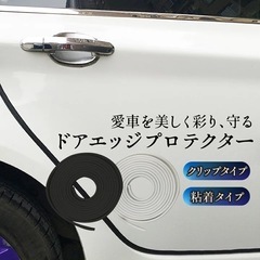 【新品未使用】ドアモール　ドアガード　5mクリップタイプの画像