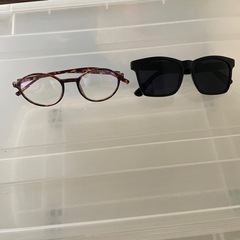 伊達メガネとサングラス