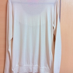 GLACIER クリーム色 長袖Tシャツ L sizeの画像