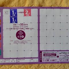 日糧製パン　北海道　花絵皿　キャンペーン　応募シール　４点分　た...
