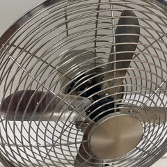 扇風機　メタル風の画像
