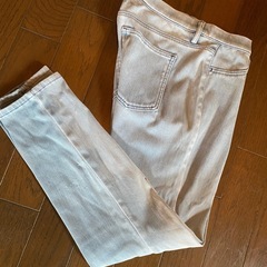 ☆UNIQLOデニムジーンズジーパンストレッチスキニージャージスウェットパンツS テーパードスリムジーパンボトムスインディゴ部屋着レギンスの画像