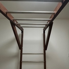 職人の手作り　自宅遊具　雲梯の画像