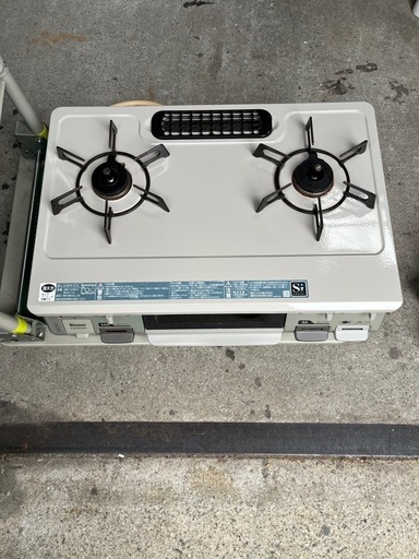 【お取引先確定 】グリル付ガステーブル Rinnai