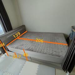 ダブルベッド一式の画像