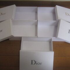 Dior クリスチャンディオール 正規品 化粧箱 丈夫な箱 小物入れにも 大量まとめての画像