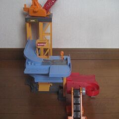 トミカタウンビルドシティ パワークレーン建設現場 良品の画像