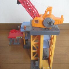 トミカタウンビルドシティ パワークレーン建設現場 良品の画像