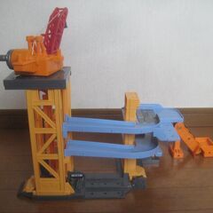 トミカタウンビルドシティ パワークレーン建設現場 良品の画像