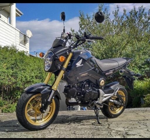 ホンダ グロム125 JC61 ノーマル車 純正リヤキャリア付き