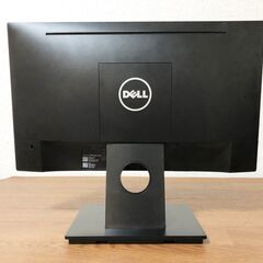 DELL 18.5インチワイド液晶モニターE1916Hf　ノングレア(非光沢)　デルWLEDバックライト　接続端子VGA・DisplayPort　ACコード付き　清掃/動作確認済みの画像
