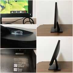 DELL 18.5インチワイド液晶モニターE1916Hf　ノングレア(非光沢)　デルWLEDバックライト　接続端子VGA・DisplayPort　ACコード付き　清掃/動作確認済みの画像