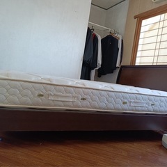 ☆中古¥7,000！FRANCEBED ダブルベッド 家具 寝具...