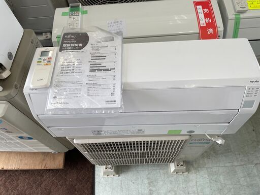 8/20富士通/FUJITSU エアコン AS-C221L-W 2021年製 室外機