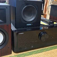 安い！JBL A130、YAMAHA RX-V4A、FOSTEX PM-SUBmini2 の画像
