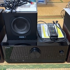 JBL A130、YAMAHA RX-V4A、FOSTEX PM...