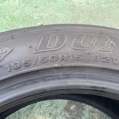 タイヤ2本セット　DUNLOP ダンロップ DIREZZA 03G 195/50R15 82V No.5+6の画像
