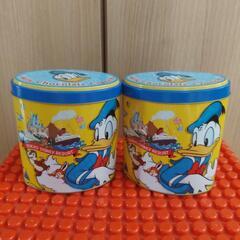 ディズニー空き缶2つ
