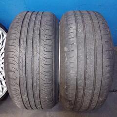 225/40R18　アルミ　タイヤ4本セット　逆ゾリメッシュJNCホイールの画像
