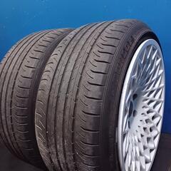 225/40R18　アルミ　タイヤ4本セット　逆ゾリメッシュJNCホイールの画像