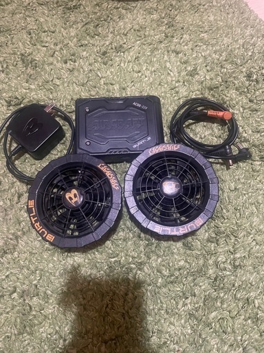 バートル　エアークラフト　空調ファン　空調服　フルセット