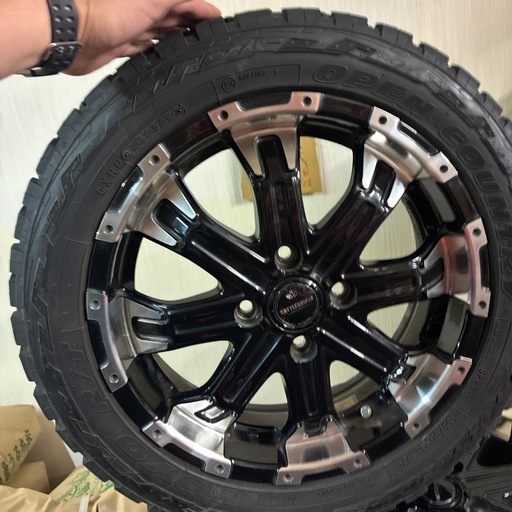 決まりました
ハスラータイヤ、ホイール