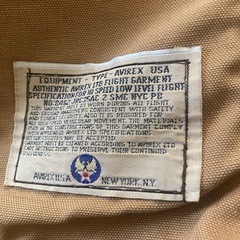 AVIREX B-3ジャケットの画像