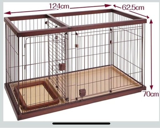 【新品未使用】小型犬用ゲージ