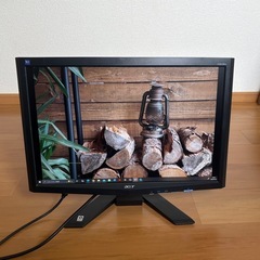 《acer》LCDモニター X203W（20インチ相当）＋変換アダプタ・ケーブル付属の画像