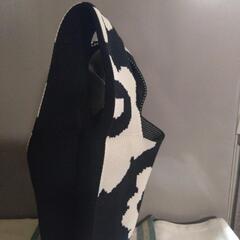 譲渡者決定‼️最終値下げもっとお値下げします‼️【マリメッコ柄】ニットミニトート。の画像
