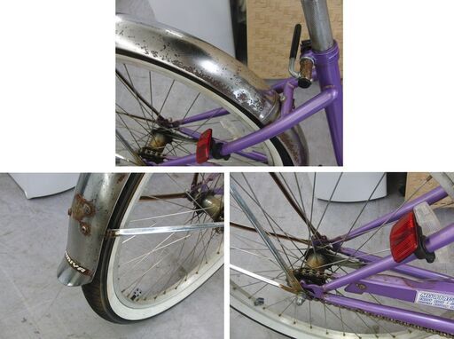 SCHWINN S-1 ビーチクルーザー パープル 紫 26インチ ファットタイヤ