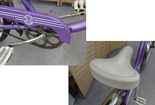 SCHWINN S-1 ビーチクルーザー パープル 紫 26インチ ファットタイヤ