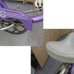 SCHWINN S-1 ビーチクルーザー パープル 紫 26インチ ファットタイヤ シュイン 自転車 店頭渡し歓迎 札幌 手稲の画像