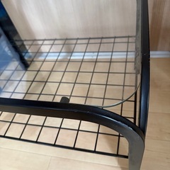 ガラステーブル　ローテーブルの画像
