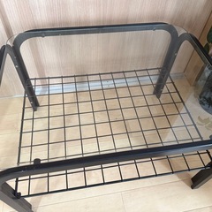 ガラステーブル　ローテーブルの画像