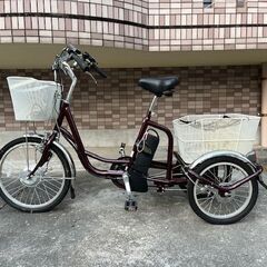 大幅値下げしました！！　　かなりの美車！電動アシスト　3輪車の画像