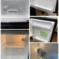 R340 ☀️ アイリスオーヤマ 2ドア冷蔵庫（90L / 右開き）20年製 IRSD-9B ⭐動作確認済⭐クリーニング済の画像