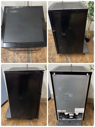 R340 ☀️ アイリスオーヤマ 2ドア冷蔵庫（90L / 右開き）20年製 IRSD-9B ⭐動作確認済⭐クリーニング済