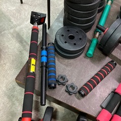 STEADY 懸垂バー&連結ダンベルセット　筋トレ2セット　 バーベル 筋トレ トレーニング セットの画像